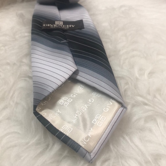 Givenchy Tie Dark Brown Silver Circle Dots - Tie Deals Givenchy Tie